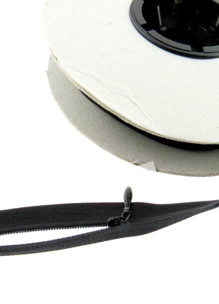 Continuous Invisible Zip Chain with 12 Sliders 6m x No 3 Chain 4 x Colours - ThreadandTrimmings
