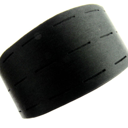 Heavy Fusible Slotted Waist Banding Interfacing - 80mm Wide - Black / White - ThreadandTrimmings