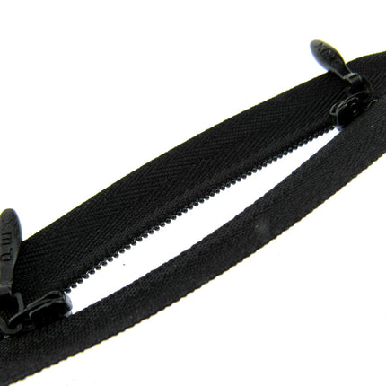 Continuous Invisible Zip Chain with 12 Sliders 6m x No 3 Chain 4 x Colours - ThreadandTrimmings