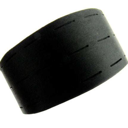 Heavy Fusible Slotted Waist Banding Interfacing - 80mm Wide - Black / White - ThreadandTrimmings
