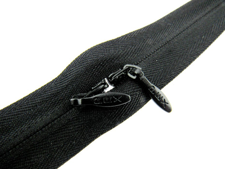 Continuous Invisible Zip Chain with 12 Sliders 6m x No 3 Chain 4 x Colours - ThreadandTrimmings