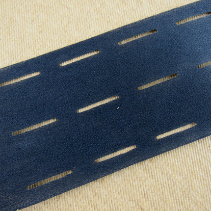 Heavy Fusible Slotted Waist Banding Interfacing - 80mm Wide - Black / White - ThreadandTrimmings