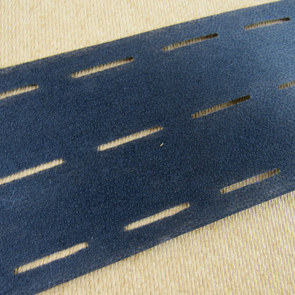 Heavy Fusible Slotted Waist Banding Interfacing - 80mm Wide - Black / White - ThreadandTrimmings