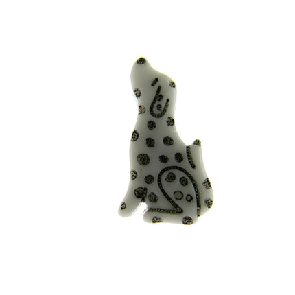 Dalmatian Spotty Dog Buttons 21mm Spotted Dog Shank Buttons - ThreadandTrimmings