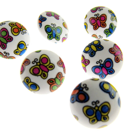 Round Childrens Printed Character Shank Buttons on White Shank by Wonder Buttons - ThreadandTrimmings