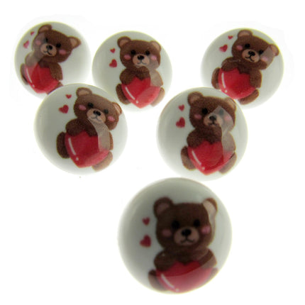 Round Childrens Printed Character Shank Buttons on White Shank by Wonder Buttons - ThreadandTrimmings