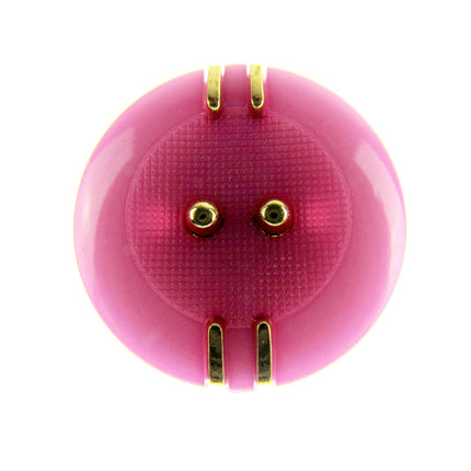 Round Shank Buttons Pink, Cerise, Gold - Clearance Buttons - ThreadandTrimmings