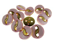 Round Shank Buttons Pink, Cerise, Gold - Clearance Buttons