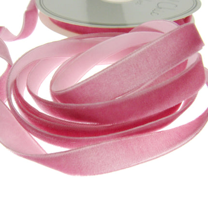 Velvet Ribbon Trimming Tape 9mm Wide Assorted Colours - ThreadandTrimmings