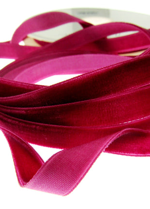 Velvet Ribbon Trimming Tape 9mm Wide Assorted Colours - ThreadandTrimmings