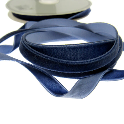 Velvet Ribbon Trimming Tape 9mm Wide Assorted Colours - ThreadandTrimmings
