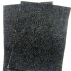 Black Denim / x 2 patches     (1 x pair)