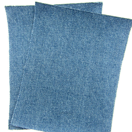 Iron on Denim Patches / Mending Repair patches (10cm x 12.5cm) - ThreadandTrimmings
