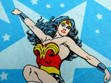 Wonder Woman Fabric - Girl Power Fabric- 100% Cotton - 110cm Long - Half Meter