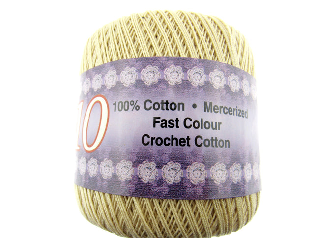Crochet Cotton Balls by Crochetta -  3 x Reels - Mercerized 100% Cotton - 411m - ThreadandTrimmings