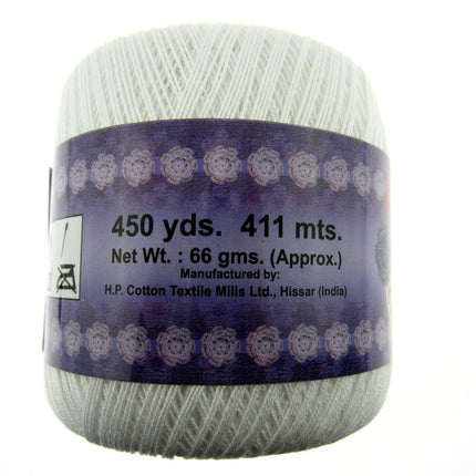 Crochet Cotton Balls by Crochetta -  3 x Reels - Mercerized 100% Cotton - 411m - ThreadandTrimmings