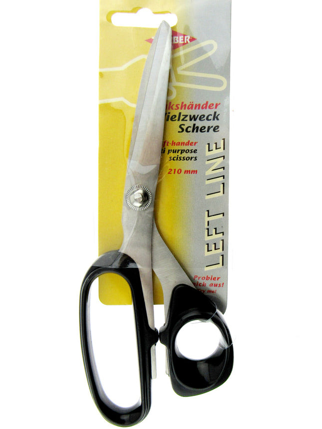 Left Handed Scissors Kleiber 210mm Stainless Steel & Re-sharpable Non Corrosive - ThreadandTrimmings