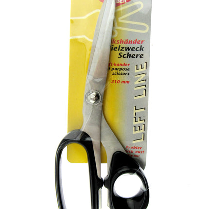 Left Handed Scissors Kleiber 210mm Stainless Steel & Re-sharpable Non Corrosive - ThreadandTrimmings