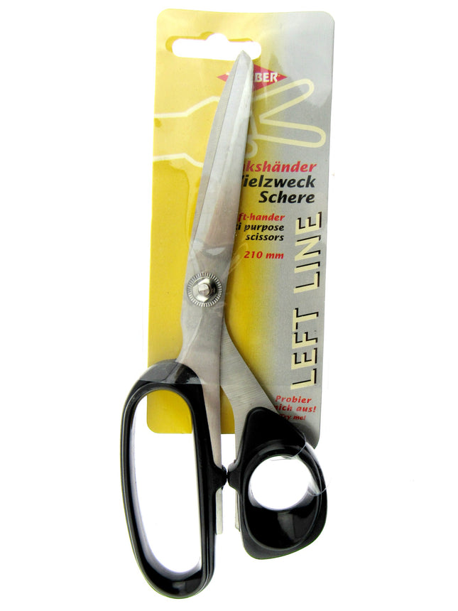 Left Handed Scissors Kleiber 210mm Stainless Steel & Re-sharpable Non Corrosive - ThreadandTrimmings