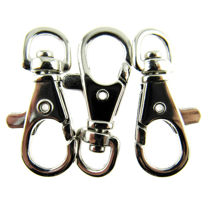 Lobster Clasps Swivel Hook for Bag Makers Choose Pack Size 10mm x 37mm CX82 - ThreadandTrimmings