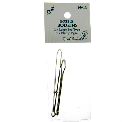Bodkins - 2 Piece card - 1 x Clamp & 1 x Eye Type