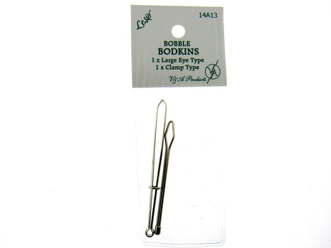 Bodkins - 2 Piece card - 1 x Clamp & 1 x Eye Type