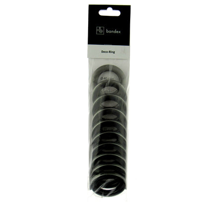 Eyelet Curtain Rings in Granite Colour 40 x 55mm - To Clear - ThreadandTrimmings