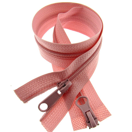 Two Way Nylon Open End Zip - 19" - (48cm) No 5 Chain - 19 Colours Available - ThreadandTrimmings