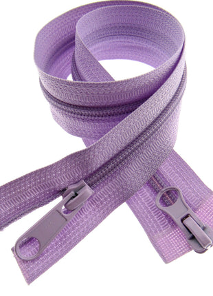 Two Way Nylon Open End Zip - 19" - (48cm) No 5 Chain - 19 Colours Available - ThreadandTrimmings