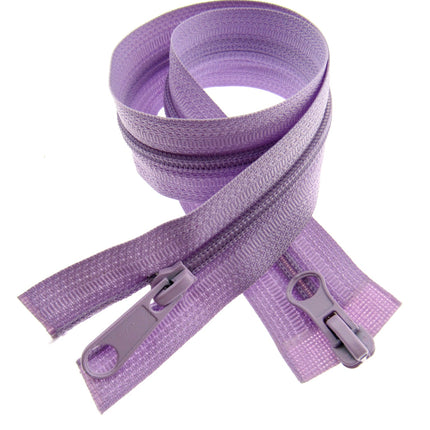 Two Way Nylon Open End Zip - 19" - (48cm) No 5 Chain - 19 Colours Available - ThreadandTrimmings