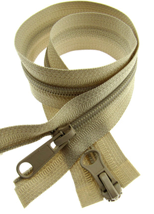 Two Way Nylon Open End Zip - 19" - (48cm) No 5 Chain - 19 Colours Available - ThreadandTrimmings