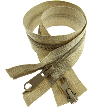 Two Way Nylon Open End Zip - 19" - (48cm) No 5 Chain - 19 Colours Available - ThreadandTrimmings