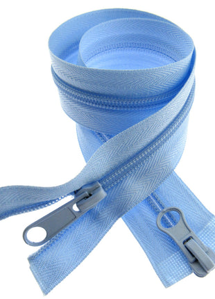 Two Way Nylon Open End Zip - 19" - (48cm) No 5 Chain - 19 Colours Available - ThreadandTrimmings