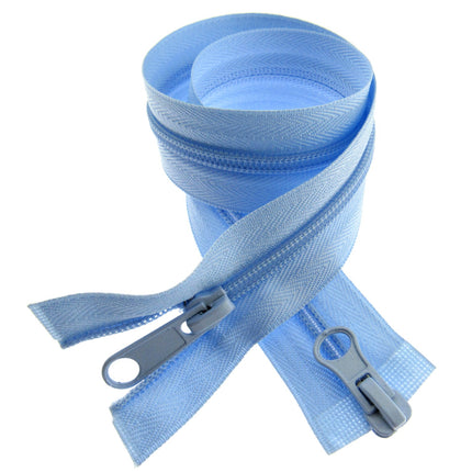 Two Way Nylon Open End Zip - 19" - (48cm) No 5 Chain - 19 Colours Available - ThreadandTrimmings
