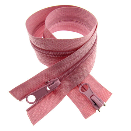 Two Way Nylon Open End Zip - 19" - (48cm) No 5 Chain - 19 Colours Available - ThreadandTrimmings