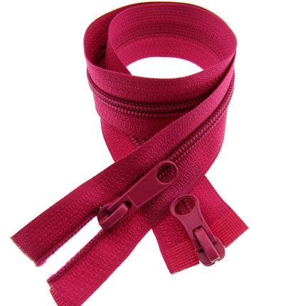Two Way Nylon Open End Zip - 19" - (48cm) No 5 Chain - 19 Colours Available - ThreadandTrimmings