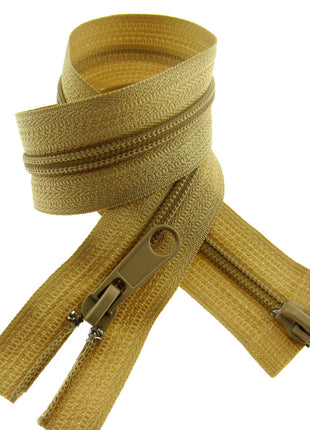 Two Way Nylon Open End Zip - 19" - (48cm) No 5 Chain - 19 Colours Available - ThreadandTrimmings
