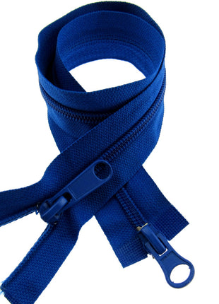 Two Way Nylon Open End Zip - 19" - (48cm) No 5 Chain - 19 Colours Available - ThreadandTrimmings