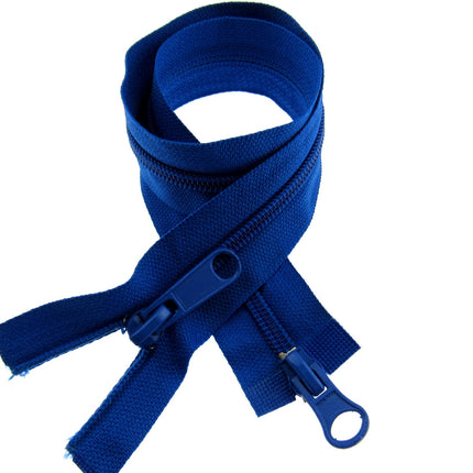 Two Way Nylon Open End Zip - 19" - (48cm) No 5 Chain - 19 Colours Available - ThreadandTrimmings