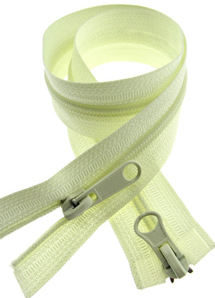 Two Way Nylon Open End Zip - 19" - (48cm) No 5 Chain - 19 Colours Available - ThreadandTrimmings