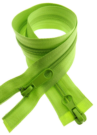 Two Way Nylon Open End Zip - 19" - (48cm) No 5 Chain - 19 Colours Available - ThreadandTrimmings