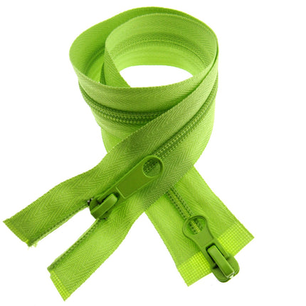 Two Way Nylon Open End Zip - 19" - (48cm) No 5 Chain - 19 Colours Available - ThreadandTrimmings
