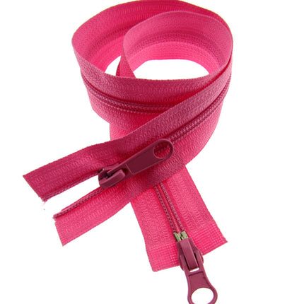 Two Way Nylon Open End Zip - 19" - (48cm) No 5 Chain - 19 Colours Available - ThreadandTrimmings