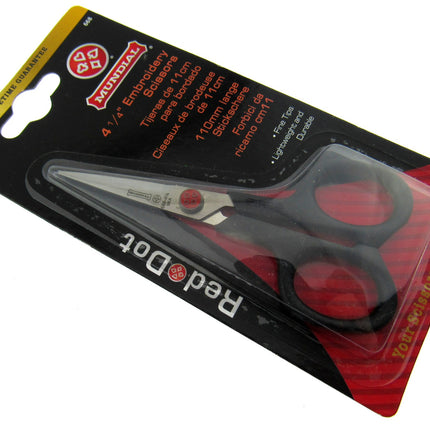 Mundial 4.25 Inch Embroidery Scissors "Red Dot"