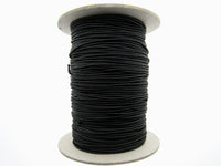 Thin Round Elastic in 5m Lengths Choice of Black or White 1mm / 2mm / 3mm Widths
