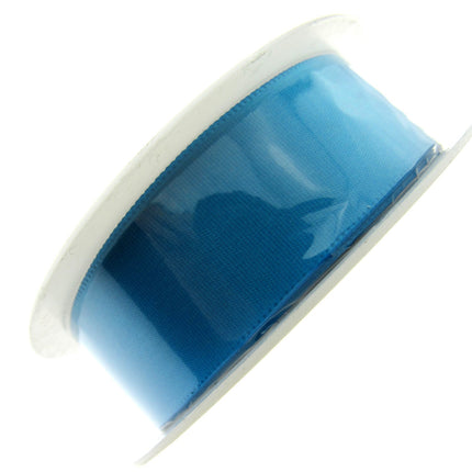 Satin Ribbon with Woven Edge - Single Sided -25mm - Satin Ribbon - 20 Meter Roll