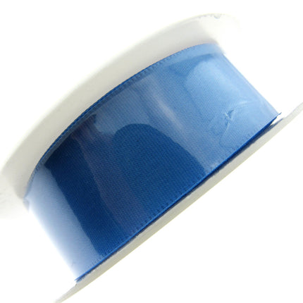 Satin Ribbon with Woven Edge - Single Sided -25mm - Satin Ribbon - 20 Meter Roll