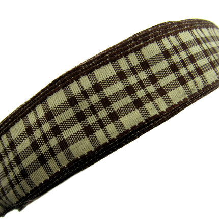 WIRED EDGE Plaid Tartan Ribbon - 5 Meters of 25mm Great for Floristry Bows - ThreadandTrimmings