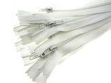 PEX Zips - 10 x Closed End Nylon Zips with Metal Stopper