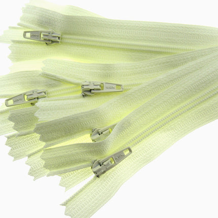 Closed End Nylon Zips - PEX Zips - 10 x zips with Metal Stopper - ThreadandTrimmings